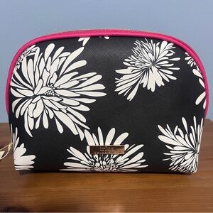 Trina Turk Monochrome Floral Cosmetic Bag - NWT